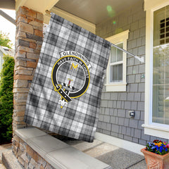 Glendinning Tartan Crest Garden Flag