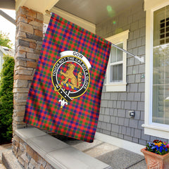 Gow (or McGouan) Tartan Crest Garden Flag