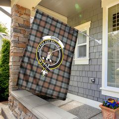 Gunn Weathered Tartan Crest Garden Flag
