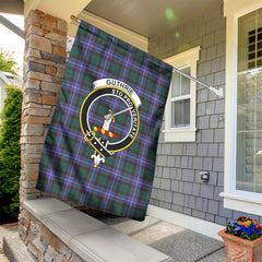 Guthrie Modern Tartan Crest Garden Flag