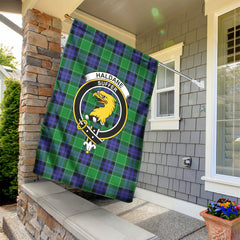 Haldane Tartan Crest Garden Flag