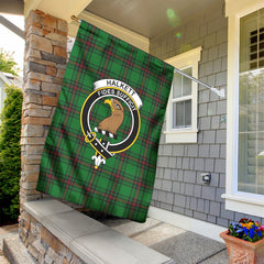 Halkett Tartan Crest Garden Flag