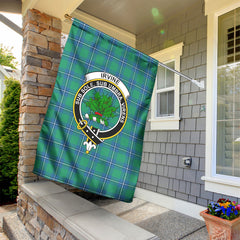 Irvine Ancient Tartan Crest Garden Flag