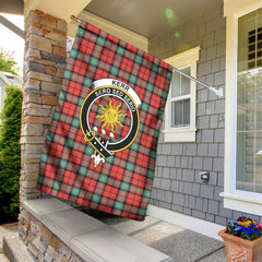 Kerr Ancient Tartan Crest Garden Flag