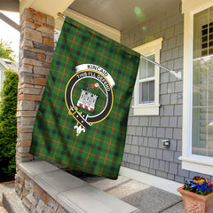 Kincaid Tartan Crest Garden Flag