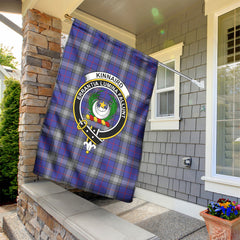Kinnaird Tartan Crest Garden Flag