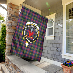 Logan Modern Tartan Crest Garden Flag