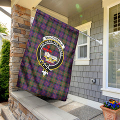 MacDonald Modern Tartan Crest Garden Flag