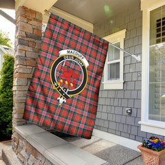 MacDuff Modern Tartan Crest Garden Flag