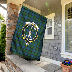 MacKay Modern Tartan Crest Garden Flag
