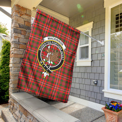 MacKinnon Modern Tartan Crest Garden Flag