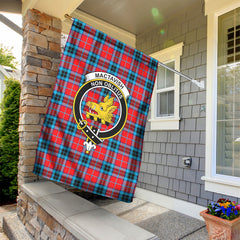 MacTavish Modern Tartan Crest Garden Flag