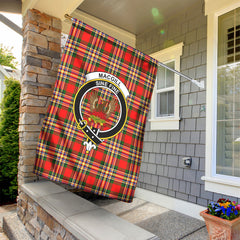 Makgill Tartan Crest Garden Flag
