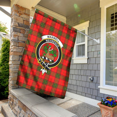 Maxwell Modern Tartan Crest Garden Flag
