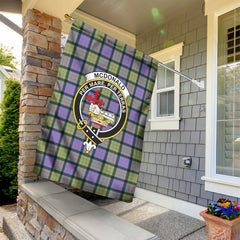 McDonald Ancient Tartan Crest Garden Flag