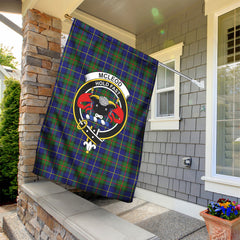 McLeod of Harris Modern Tartan Crest Garden Flag