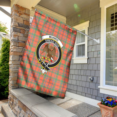 Munro Ancient Tartan Crest Garden Flag