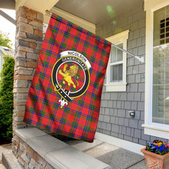 Nicolson Modern Tartan Crest Garden Flag