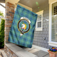 Oliphant Ancient Tartan Crest Garden Flag