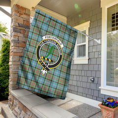 Porterfield Tartan Crest Garden Flag