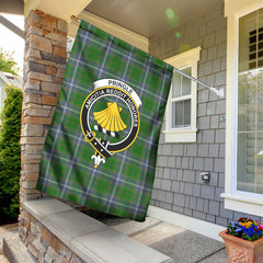 Pringle Tartan Crest Garden Flag