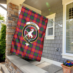Riddell Tartan Crest Garden Flag