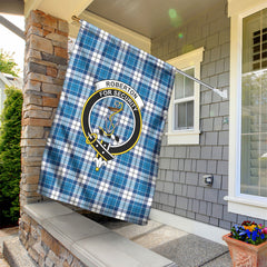 Roberton Tartan Crest Garden Flag