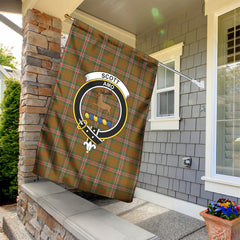 Scott Brown Modern Tartan Crest Garden Flag