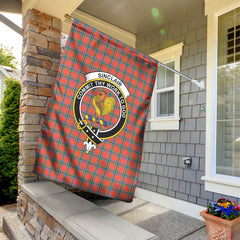 Sinclair Ancient Tartan Crest Garden Flag