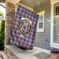 Spalding Tartan Crest Garden Flag