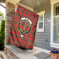 Spens (or Spence) Tartan Crest Garden Flag