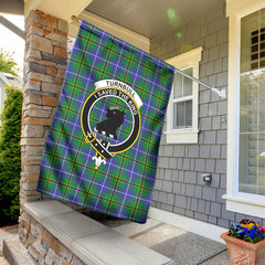 Turnbull Hunting Tartan Crest Garden Flag