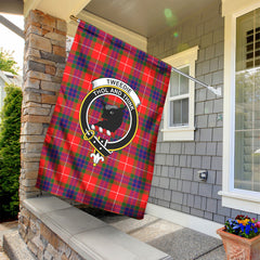 Tweedie Tartan Crest Garden Flag
