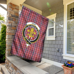 Udny Tartan Crest Garden Flag