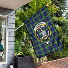 Bannerman Tartan Crest Garden Flag