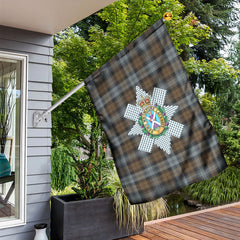 Black Watch Tartan Crest Garden Flag