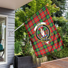 Boyd Modern Tartan Crest Garden Flag
