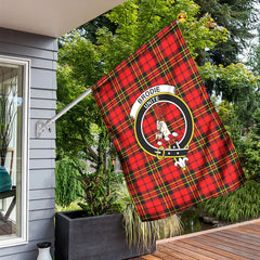 Brodie Modern Tartan Crest Garden Flag