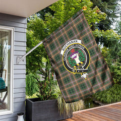 Buchanan Hunting Tartan Crest Garden Flag