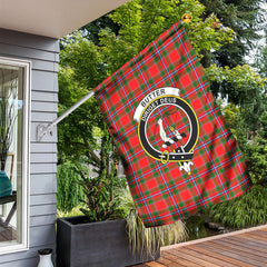 Butter Tartan Crest Garden Flag