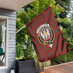 Carruthers Tartan Crest Garden Flag