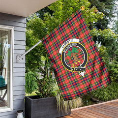 Christie Tartan Crest Garden Flag