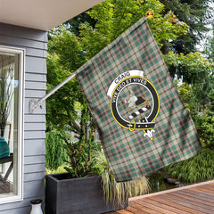 Craig Ancient Tartan Crest Garden Flag