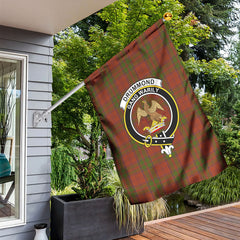 Drummond Clan Tartan Crest Garden Flag