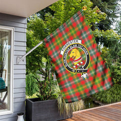 Forrester Tartan Crest Garden Flag