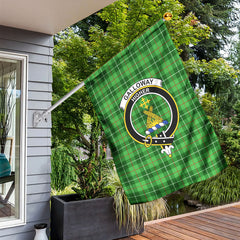 Galloway District Tartan Crest Garden Flag