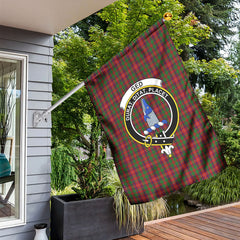Ged Tartan Crest Garden Flag