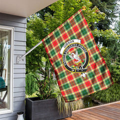 Gibson Tartan Crest Garden Flag