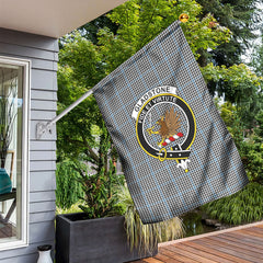 Gladstone Tartan Crest Garden Flag