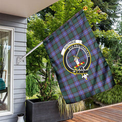 Guthrie Modern Tartan Crest Garden Flag
